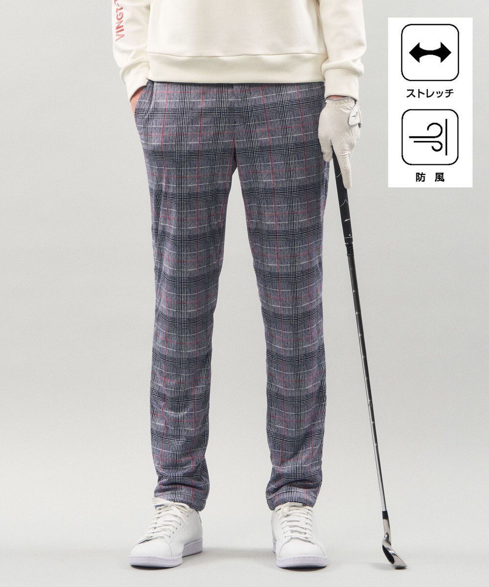 【23区 ゴルフ/23区GOLF / MEN】のセットアップ可【MEN】【ストレッチ/防風】OCTAボトム インテリア・キッズ・メンズ・レディースファッション・服の通販 founy(ファニー) 　ファッション　Fashion　メンズファッション　MEN　ボトムス　Bottoms/Men　A/W・秋冬　Aw・Autumn/Winter・Fw・Fall-Winter　おすすめ　Recommend　ゴルフ　Golf　ストレッチ　Stretch　セットアップ　Set Up　チェック　Check　ボトム　Bottom　エレガント 上品　Elegant　無地　Plain Color　軽量　Lightweight　ネイビー系5|ID: prp329100003810362 ipo3291000000027408488