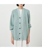 【エイトン/ATON】のCOTTON SILK Vネックカーディガン GREEN|ID: prp329100003811151 ipo3291000000028666492