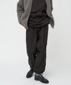 【エイトン/ATON】のHAND DYED NYLON オーバーパンツ - UNISEX BROWN|ID:prp329100003811174