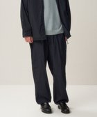 【エイトン/ATON】のHAND DYED NYLON オーバーパンツ - UNISEX NAVY|ID:prp329100003811174