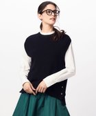 【23区/NIJYUSANKU】の【洗える】コットンギマ ニット ベスト 人気、トレンドファッション・服の通販 founy(ファニー) ファッション Fashion レディースファッション WOMEN アウター Coat Outerwear トップス・カットソー Tops/Tshirt ニット Knit Tops ベスト/ジレ Gilets/Vests インナー Inner 春 Spring 洗える Washable カットソー Cut And Sew ベスト Vest S/S・春夏 Ss・Spring/Summer おすすめ Recommend 夏 Summer 2024年 2024 2024春夏・S/S Ss,Spring/Summer,2024 エレガント 上品 Elegant thumbnail ネイビー系|ID: prp329100003813088 ipo3291000000029267965