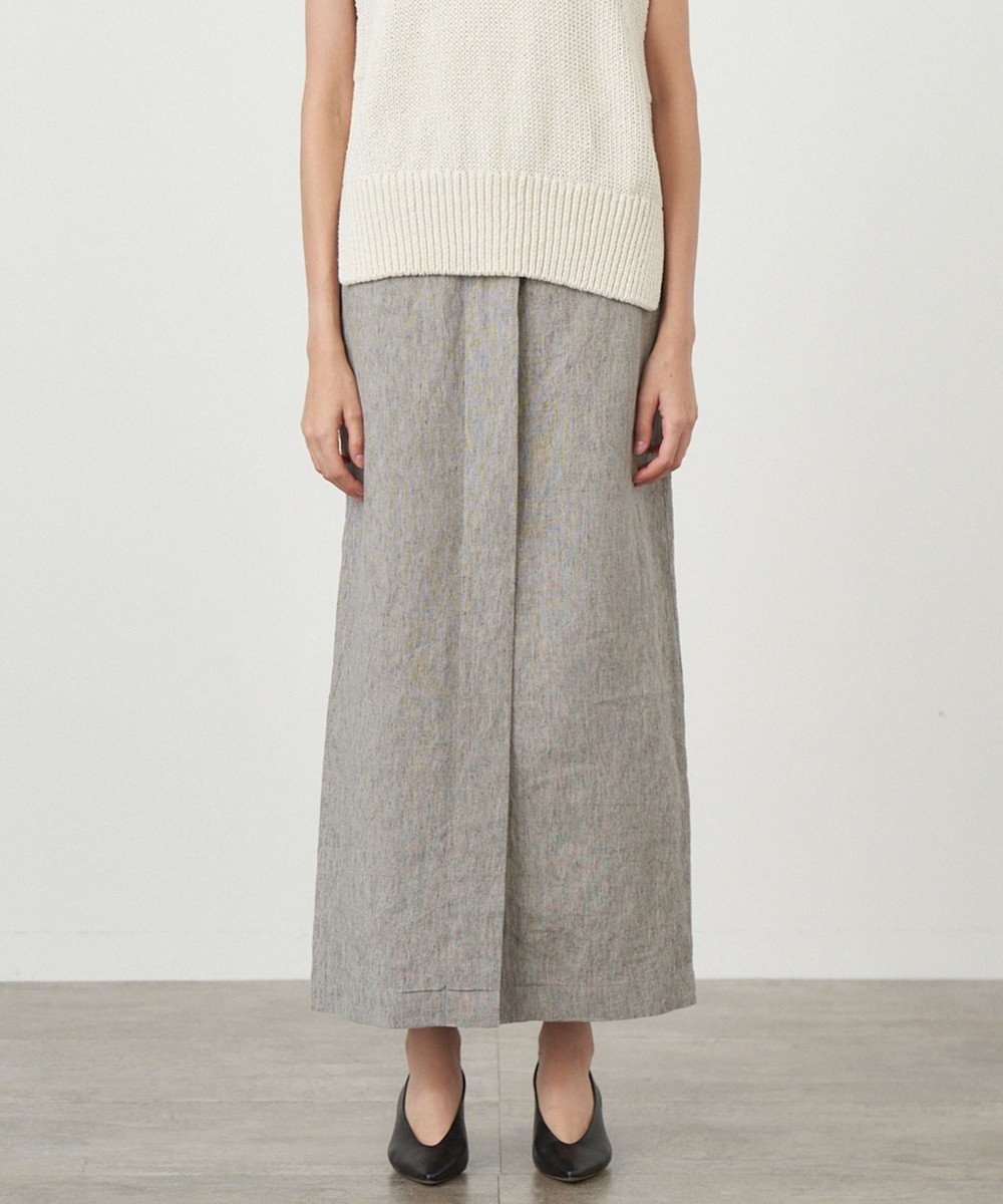 【エイトン/ATON】のLINEN RAMIE TOP ペンシルスカート 人気、トレンドファッション・服の通販 founy(ファニー) 　ファッション　Fashion　レディースファッション　WOMEN　スカート　Skirt　S/S・春夏　Ss・Spring/Summer　ジャケット　Jacket　スタイリッシュ　Stylish　ストレート　Straight　スリット　Slit　ペンシル　Pencil　リネン　Linen　ロング　Long　夏　Summer　春　Spring　 other-1|ID: prp329100003824355 ipo3291000000028615066