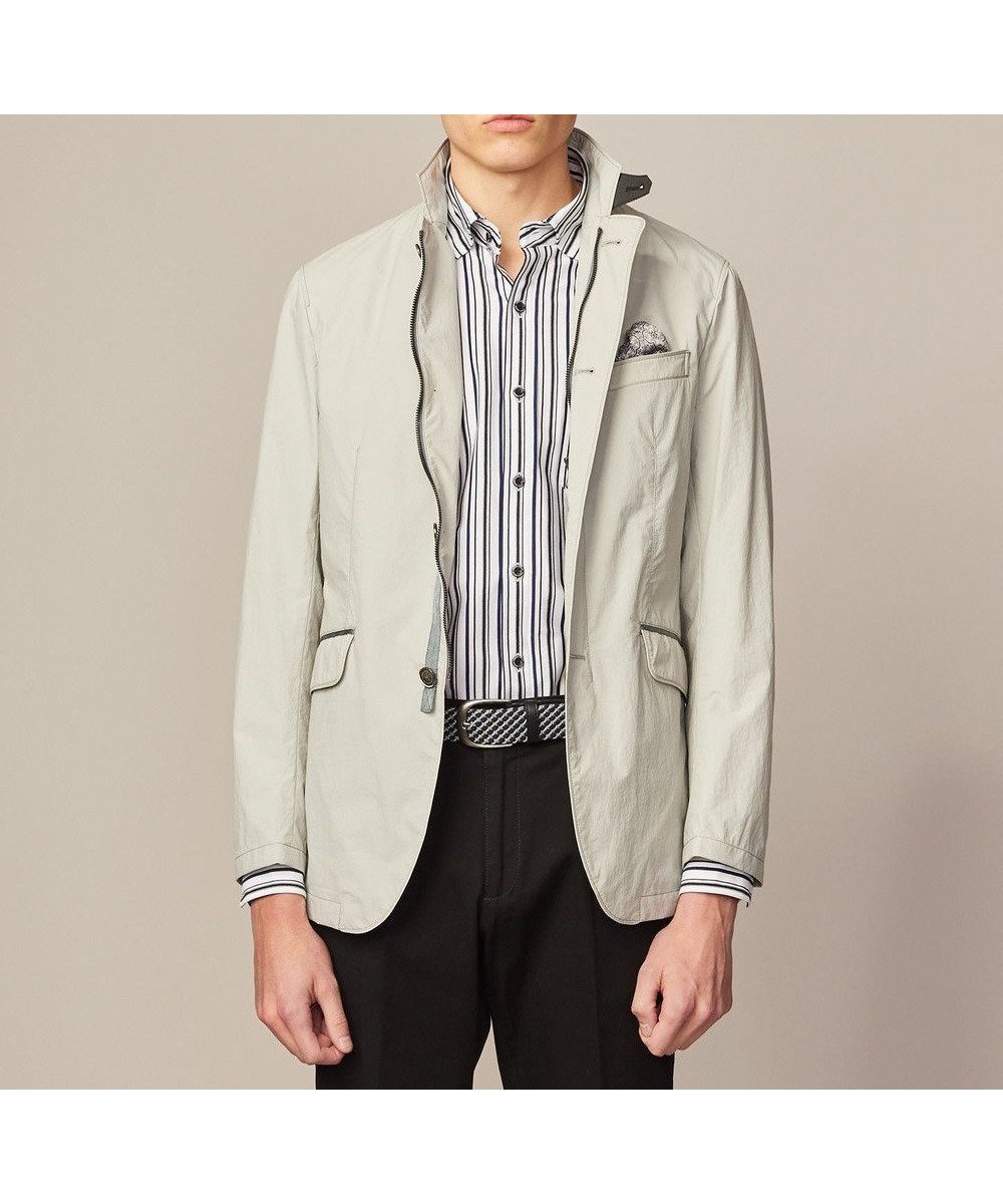 【ジョセフ アブード/JOSEPH ABBOUD / MEN】の【軽量/ECO撥水】ナイロンワッシャー ジャケット 人気、トレンドファッション・服の通販 founy(ファニー) 　ファッション　Fashion　メンズファッション　MEN　アウター　Coats Outerwear/Men　ブルゾン　Blouson/Jackets　S/S・春夏　Ss・Spring/Summer　ジャケット　Jacket　ブルゾン　Blouson　プリント　Print　プリーツ　Pleats　夏　Summer　春　Spring　軽量　Lightweight　 other-1|ID: prp329100003828760 ipo3291000000027408654