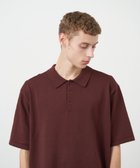 【エイトン/ATON】のNATURAL DYED ORGANIC ハーフスリーブポロニット - UNISEX BROWN|ID: prp329100003828762 ipo3291000000027836966