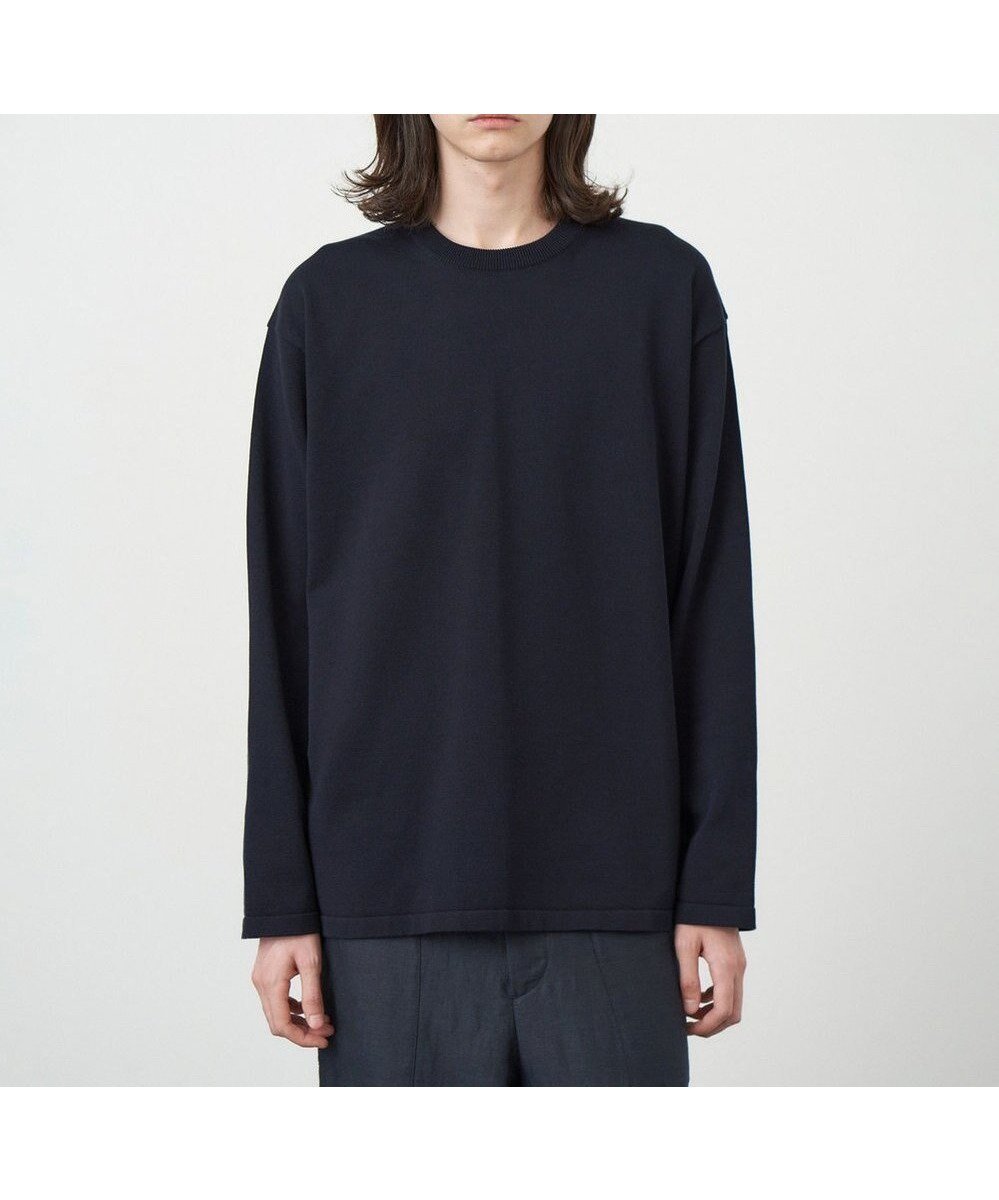 【エイトン/ATON】のNATURAL DYED ORGANIC クルーネックセーター - UNISEX インテリア・キッズ・メンズ・レディースファッション・服の通販 founy(ファニー) 　ファッション　Fashion　レディースファッション　WOMEN　トップス・カットソー　Tops/Tshirt　ニット　Knit Tops　インド　India　オーガニック　Organic　春　Spring　セーター　Sweater　ユニセックス　Unisex　リラックス　Relax　S/S・春夏　Ss・Spring/Summer　夏　Summer　NAVY|ID: prp329100003828763 ipo3291000000025147029