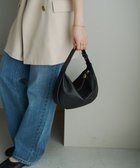 【ラシット/russet】の《gemeil》ハーフムーンバッグ (CE-1283-SNS) Black|ID:prp329100003828779