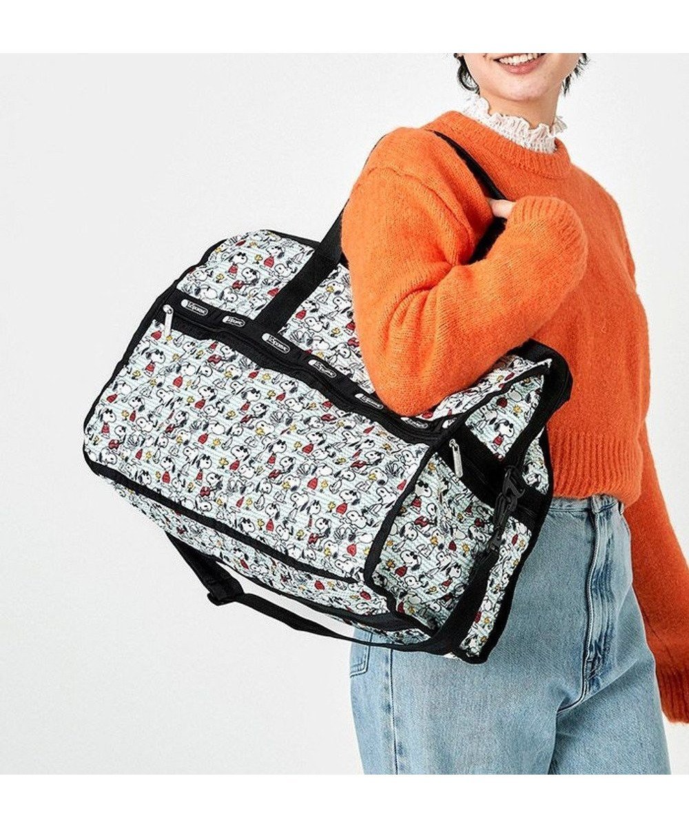 【レスポートサック/LeSportsac】のDELUXE LG WEEKENDER/スヌーピー ウッドストック 人気、トレンドファッション・服の通販 founy(ファニー) 　ファッション　Fashion　レディースファッション　WOMEN　ボストンバッグ　Boston Bag　ポケット　Pocket　旅行　Travel　 other-1|ID: prp329100003830180 ipo3291000000026108236