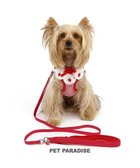 【ペットパラダイス/PET PARADISE / GOODS】のペットパラダイス ハーネス&リード スカラップカラー《苺 》 4S 3S 小型犬 レッド|ID: prp329100003830192 ipo3291000000025167593