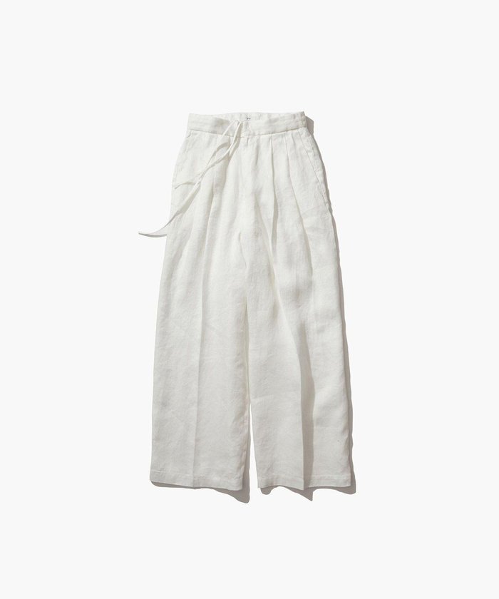 【エイトン/ATON】のGARMENT DYED LINEN SATIN ワイドパンツ インテリア・キッズ・メンズ・レディースファッション・服の通販 founy(ファニー) https://founy.com/ ファッション Fashion レディースファッション WOMEN パンツ Pants 春 Spring サテン Satin ジャージー Jersey スーツ Suit ドレープ Drape メンズ Mens リネン Linen リラックス Relax ワイド Wide S/S・春夏 Ss・Spring/Summer 夏 Summer |ID: prp329100003830249 ipo3291000000028330305