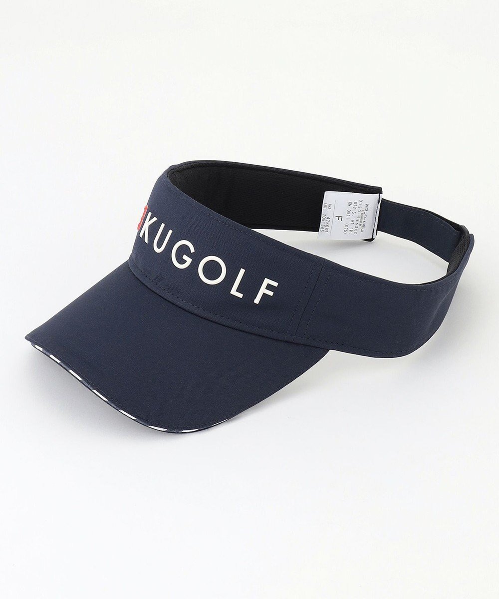 【23区 ゴルフ/NIJYUSANKU GOLF】の【UNISEX】ベーシックバイザー インテリア・キッズ・メンズ・レディースファッション・服の通販 founy(ファニー) 　ファッション　Fashion　レディースファッション　WOMEN　帽子　Hats　S/S・春夏　Ss・Spring/Summer　ユニセックス　Unisex　おすすめ　Recommend　キャップ　Cap　ギフト プレゼント　Gift Present　トレンド　Trend　ベーシック　Basic　人気　Popularity　今季　This Season　吸水　Water Absorption　夏　Summer　帽子　Hat　春　Spring　ネイビー系|ID: prp329100003835206 ipo3291000000025203799