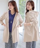 【ティアクラッセ/Tiaclasse】のドロストマウンテンパーカー ライトベージュ|ID: prp329100003839585 ipo3291000000033951837