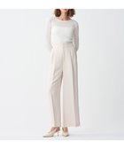 【アンクレイヴ/uncrave】の【防シワ・洗濯機洗い可】ウォッシャブル ダブルクロス ワイドパンツ エクリュ|ID: prp329100003841182 ipo3291000000032643489