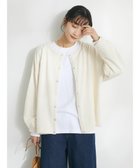 【クラフトスタンダードブティック/CRAFT STANDARD BOUTIQUE】の裏毛リングドットカーディガン Ivory|ID: prp329100003841206 ipo3291000000025241667