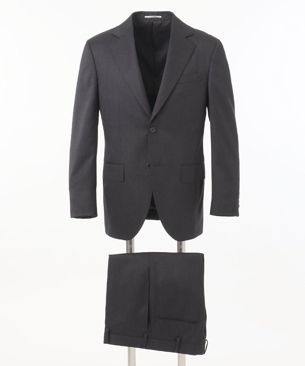 【ジェイ プレス/J.PRESS / MEN】の【J.PRESS BASIC】JAPAN CRAFT CLOTH スーツ / 背抜き インテリア・キッズ・メンズ・レディースファッション・服の通販 founy(ファニー) 　ファッション　Fashion　メンズファッション　MEN　セットアップ　Setup/Men　イタリア　Italy　春　Spring　カッティング　Cutting　ショルダー　Shoulder　シンプル　Simple　スマート　Smart　スーツ　Suit　セットアップ　Set Up　パイピング　Piping　ポケット　Pocket　S/S・春夏　Ss・Spring/Summer　夏　Summer　ビジネス 仕事 通勤　Business　グレー系|ID: prp329100003843307 ipo3291000000026138683
