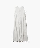 【エイトン/ATON】のVISCOSE CLOTH バックギャザードレス WHITE|ID:prp329100003851308