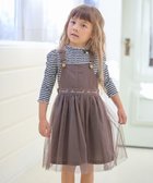 【エニファム/any FAM / KIDS】のチュール付き ジャンパースカート 人気、トレンドファッション・服の通販 founy(ファニー) ファッション Fashion キッズファッション KIDS ワンピース Dress/Kids S/S・春夏 Ss・Spring/Summer チュール Tulle ポケット Pocket 半袖 Short Sleeve 夏 Summer 春 Spring 長袖 Long Sleeve thumbnail チャコール|ID: prp329100003852656 ipo3291000000025347970