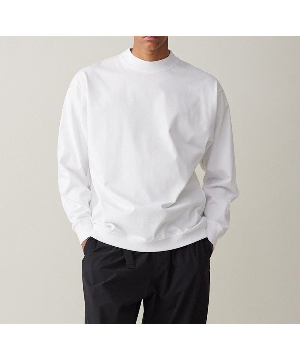 【アンフィーロ/UNFILO / MEN】のBEAUTY FORM ロングスリーブTEE 24年春夏商品 インテリア・キッズ・メンズ・レディースファッション・服の通販 founy(ファニー) 　ファッション　Fashion　メンズファッション　MEN　トップス・カットソー　Tops/Tshirt/Men　シャツ　Shirts　春　Spring　カットソー　Cut And Sew　吸水　Water Absorption　抗菌　Antibacterial　スリーブ　Sleeve　デニム　Denim　フォルム　Form　半袖　Short Sleeve　ロング　Long　ワイド　Wide　A/W・秋冬　Aw・Autumn/Winter・Fw・Fall-Winter　S/S・春夏　Ss・Spring/Summer　夏　Summer　ホワイト|ID: prp329100003852708 ipo3291000000031724146