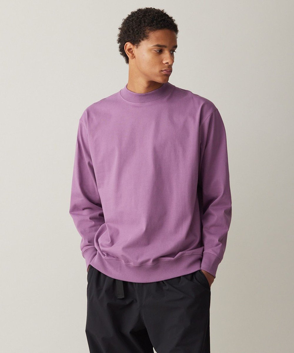 【アンフィーロ/UNFILO / MEN】のBEAUTY FORM ロングスリーブTEE 24年春夏商品 インテリア・キッズ・メンズ・レディースファッション・服の通販 founy(ファニー) 　ファッション　Fashion　メンズファッション　Men's Style Online　トップス・カットソー　Tops/Tshirt/Men　シャツ　Shirts　春　Spring　カットソー　Cut And Sew　吸水　Water Absorption　抗菌　Antibacterial　スリーブ　Sleeve　デニム　Denim　フォルム　Form　半袖　Short Sleeve　ロング　Long　ワイド　Wide　A/W・秋冬　Aw・Autumn/Winter・Fw・Fall-Winter　S/S・春夏　Ss・Spring/Summer　再入荷　Restock/Back In Stock/Re Arrival　夏　Summer　パープル|ID: prp329100003852708 ipo3291000000032587357