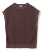 【アンフィーロ/UNFILO / MEN】のメッシュ ニットベスト ブラウン|ID: prp329100003852712 ipo3291000000027385104