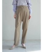 【イェッカ ヴェッカ/YECCA VECCA】のベルテッドテーパードパンツ 人気、トレンドファッション・服の通販 founy(ファニー) ファッション Fashion レディースファッション WOMEN パンツ Pants S/S・春夏 Ss・Spring/Summer おすすめ Recommend スラックス Slacks スリット Slit フェイク Fake ベーシック Basic ポケット Pocket 夏 Summer 春 Spring thumbnail Dark Beige|ID: prp329100003852810 ipo3291000000025434324