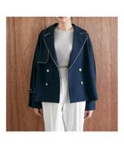 【イェッカ ヴェッカ/YECCA VECCA】のショートトレンチコート Navy|ID: prp329100003852819 ipo3291000000026487146