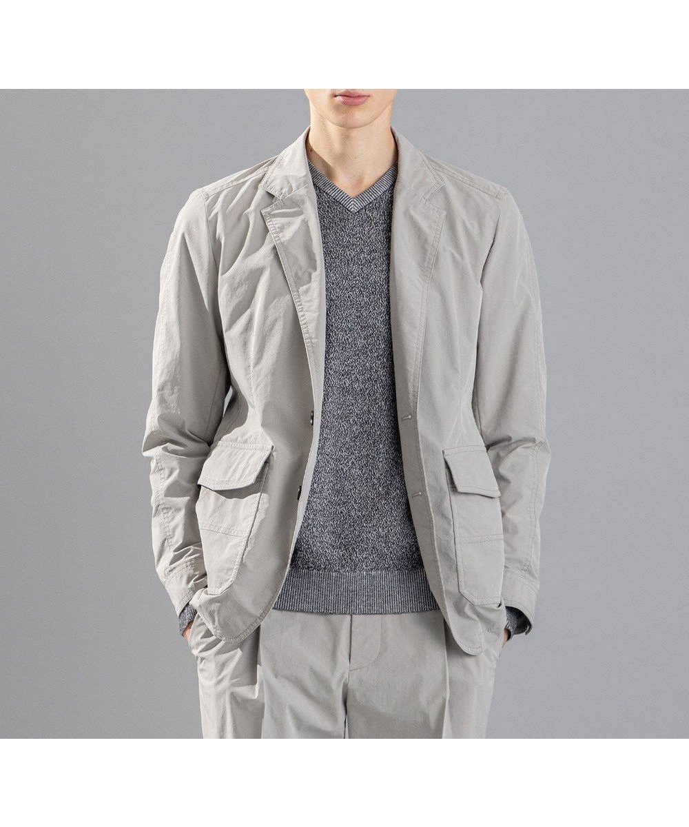 【ジョゼフ オム/JOSEPH HOMME / MEN】のスプリットピーチクロス ジャケット 人気、トレンドファッション・服の通販 founy(ファニー) 　ファッション　Fashion　メンズファッション　MEN　アウター　Coats Outerwear/Men　テーラードジャケット　Tailored Jackets　おすすめ　Recommend　カフス　Cuffs　ジャケット　Jacket　セットアップ　Set Up　パッチ　Patch　ピーチ　Peach　ポケット　Pocket　ワーク　Work　エレガント 上品　Elegant　再入荷　Restock/Back In Stock/Re Arrival　夏　Summer　春　Spring　S/S・春夏　Ss・Spring/Summer　羽織　Haori　軽量　Lightweight　 other-1|ID: prp329100003854377 ipo3291000000027385545