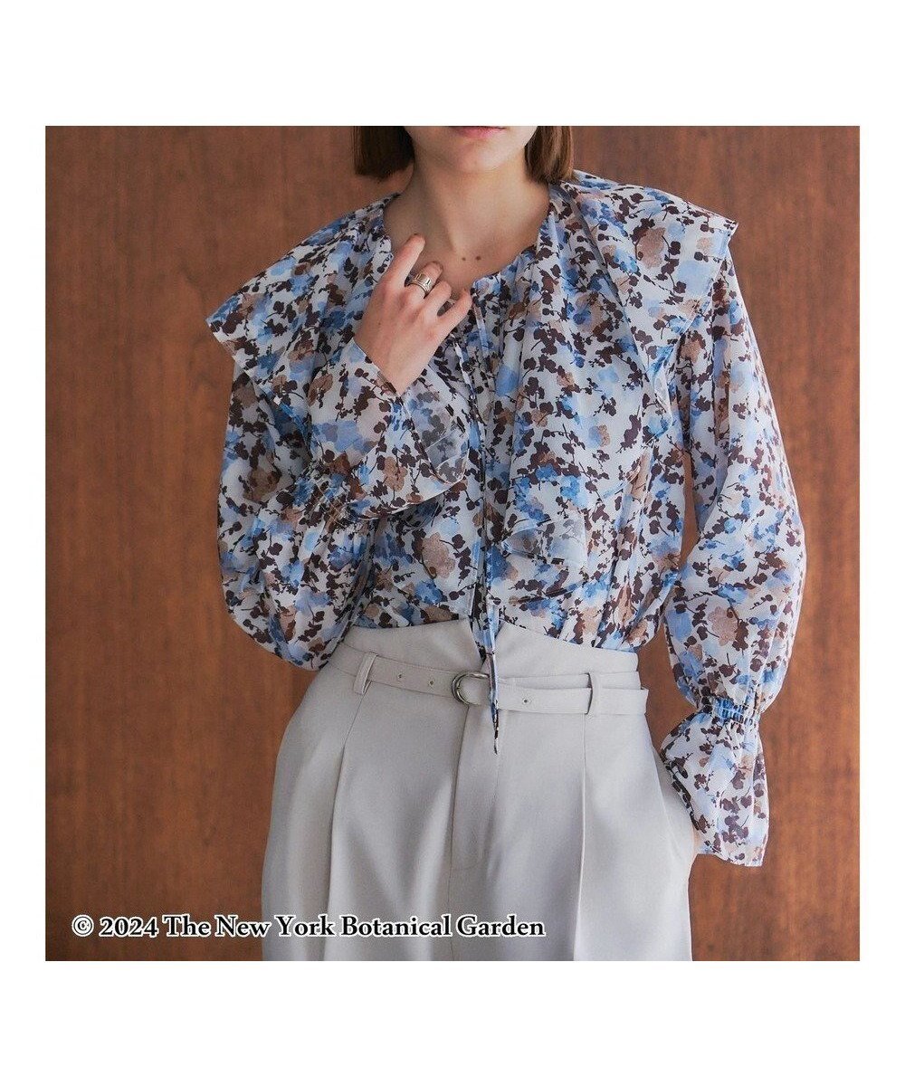 【イェッカ ヴェッカ/YECCA VECCA】のNew York Botanical Garden ブラウス 人気、トレンドファッション・服の通販 founy(ファニー) 　ファッション　Fashion　レディースファッション　WOMEN　トップス・カットソー　Tops/Tshirt　シャツ/ブラウス　Shirts/Blouses　S/S・春夏　Ss・Spring/Summer　シンプル　Simple　スリーブ　Sleeve　ニューヨーク　New York　ボトム　Bottom　ポケット　Pocket　ラッフル　Raffle　ロマンティック　Romantic　夏　Summer　春　Spring　 other-1|ID: prp329100003854455 ipo3291000000026061318