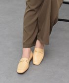 【インター ショシュール/INTER-CHAUSSURES】の【FABIO RUSCONI】スクエアトウサケットビットローファー ライトベージュ|ID: prp329100003854456 ipo3291000000029644612