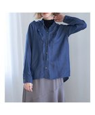 【イェッカ ヴェッカ/YECCA VECCA】のフリルデニムシャツ Dark Indigo|ID: prp329100003855942 ipo3291000000025434078