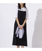 【ジェイ プレス/J.PRESS】の【洗える・UVカット・接触冷感】ストレッチバックサテン キャミワンピース ブラック系|ID:prp329100003863187