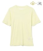 【ベイジ,/BEIGE,】のWashable Silk / Short Sleeve T ショートスリーブ T シャツ Lime|ID:prp329100003863285