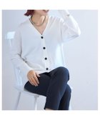 【アンフィーロ 自由区/UNFILO】の【新色追加】【洗える/抗菌防臭】マイビューティニット カーディガン オフ|ID: prp329100003863408 ipo3291000000032558889