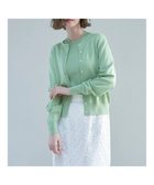 【イェッカ ヴェッカ/YECCA VECCA】のラメ混クルーネックカーディガン Green|ID:prp329100003864860