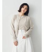 【イェッカ ヴェッカ/YECCA VECCA】のラメ混クルーネックカーディガン Light Beige|ID: prp329100003864860 ipo3291000000028329821