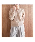 【イェッカ ヴェッカ/YECCA VECCA】のラメ混クルーネックカーディガン Beige|ID: prp329100003864860 ipo3291000000028329823