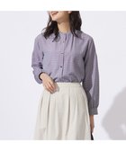 【ジェイ プレス/J.PRESS】の【洗える】セルロース チェック バンドカラー ブラウス 人気、トレンドファッション・服の通販 founy(ファニー) ファッション Fashion レディースファッション WOMEN トップス・カットソー Tops/Tshirt シャツ/ブラウス Shirts/Blouses 洗える Washable ギャザー Gather シルク Silk チェック Check バランス Balance 羽織 Haori A/W・秋冬 Aw・Autumn/Winter・Fw・Fall-Winter S/S・春夏 Ss・Spring/Summer 夏 Summer ビジネス 仕事 通勤 Business thumbnail ネイビー系3|ID: prp329100003866350 ipo3291000000025442683