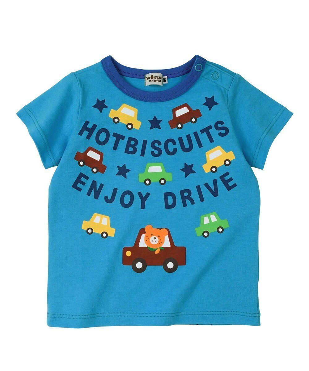 【ミキハウスホットビスケッツ/MIKI HOUSE HOT BISCUITS / KIDS】の【120cm】 クルマ柄 半袖Tシャツ 人気、トレンドファッション・服の通販 founy(ファニー) 　ファッション　Fashion　キッズファッション　KIDS　トップス・カットソー　Tops/Tees/Kids　S/S・春夏　Ss・Spring/Summer　おすすめ　Recommend　カットソー　Cut And Sew　キャラクター　Character　プリント　Print　半袖　Short Sleeve　夏　Summer　春　Spring　 other-1|ID: prp329100003871953 ipo3291000000027364324