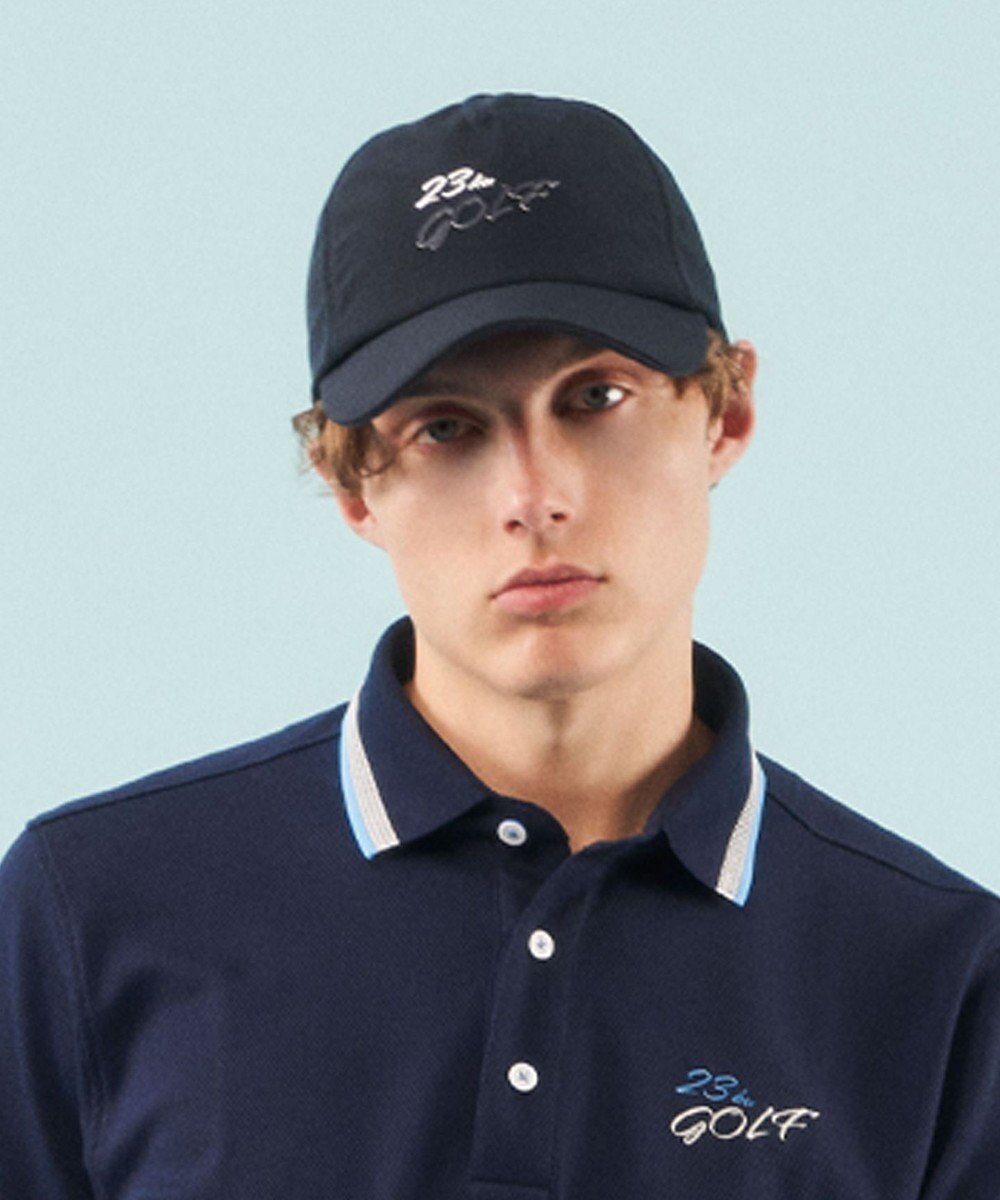 【23区 ゴルフ/23区GOLF / MEN】の【MEN】エアロテック キャップ インテリア・キッズ・メンズ・レディースファッション・服の通販 founy(ファニー) 　ファッション　Fashion　メンズファッション　MEN　キャップ　Cap　シンプル　Simple　フロント　Front　ポケット　Pocket　定番　Standard　帽子　Hat　ネイビー系|ID: prp329100003872012 ipo3291000000027384138