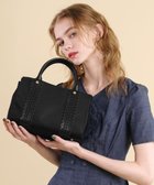 【トッカ/TOCCA】の【大人百花掲載】LACE TOTE トートバッグ ブラック ナイロン系|ID:prp329100003872282