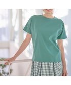 【エニィファム/any FAM】の【8色展開/UVケア/接触冷感】プレミアムベーシック半袖Tシャツ 人気、トレンドファッション・服の通販 founy(ファニー) ファッション Fashion レディースファッション WOMEN トップス・カットソー Tops/Tshirt シャツ/ブラウス Shirts/Blouses ロング / Tシャツ T-Shirts カットソー Cut and Sewn インナー Inner 春 Spring カットソー Cut And Sew シンプル Simple 定番 Standard 人気 Popularity プレミアム Premium ベーシック Basic 半袖 Short Sleeve S/S・春夏 Ss・Spring/Summer おすすめ Recommend 夏 Summer thumbnail グリーン|ID: prp329100003874382 ipo3291000000025505017