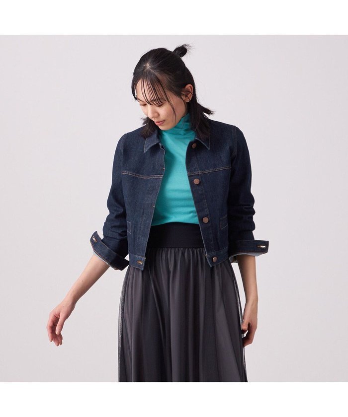 【チャコット/Chacott】のChacott BALANCE Ballet Denim Smart Jacket インテリア・キッズ・メンズ・レディースファッション・服の通販 founy(ファニー) https://founy.com/ ファッション Fashion レディースファッション WOMEN アウター Coat Outerwear ジャケット Jackets インディゴ Indigo コンパクト Compact ジャケット Jacket ストレッチ Stretch デニム Denim バレエ Ballet おすすめ Recommend |ID: prp329100003874571 ipo3291000000028129178