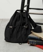 【ウィゴー/WEGO】のナイロン巾着ショルダー ブラック|ID: prp329100003877572 ipo3291000000029478424