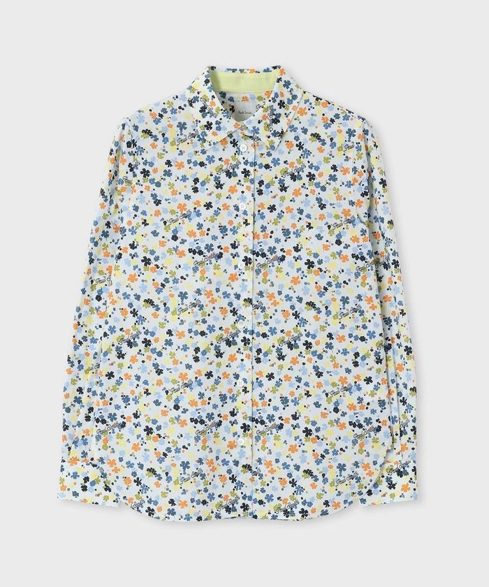 【ポール スミス/Paul Smith】のLogo flower長袖シャツ インテリア・キッズ・メンズ・レディースファッション・服の通販 founy(ファニー) https://founy.com/ ファッション Fashion レディースファッション WOMEN トップス・カットソー Tops/Tshirt シャツ/ブラウス Shirts/Blouses A/W・秋冬 Aw・Autumn/Winter・Fw・Fall-Winter S/S・春夏 Ss・Spring/Summer カラフル Colorful フィット Fit フェミニン Feminine プリント Print ワーク Work 夏 Summer 長袖 Long Sleeve |ID: prp329100003880526 ipo3291000000025547667