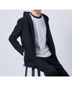 【ジョゼフ オム/JOSEPH HOMME / MEN】の【LEON 5月号掲載】 ライトタックジャージー ジップアップパーカー ブラック系|ID:prp329100003882783