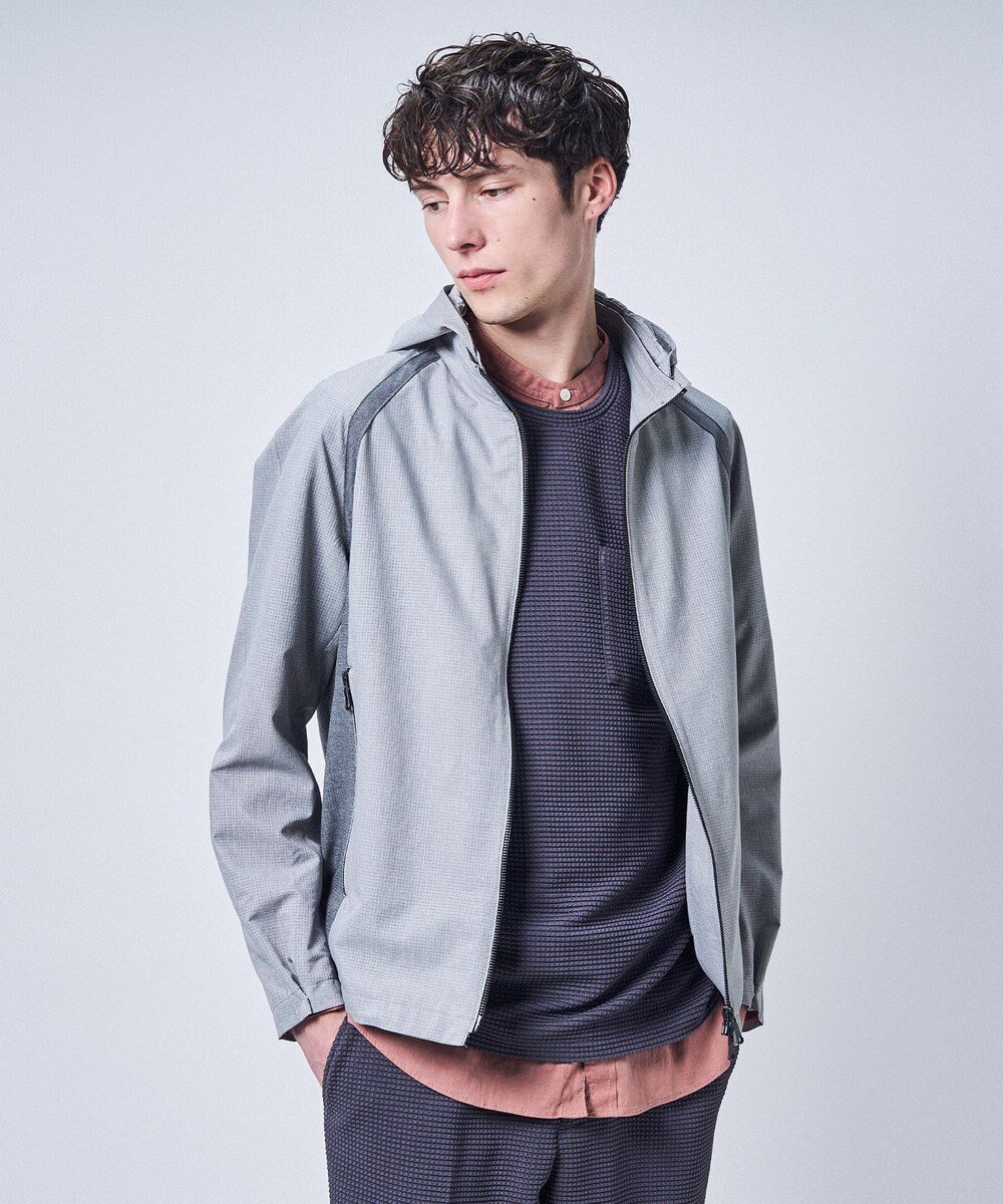 【ジョゼフ オム/JOSEPH HOMME / MEN】の【LEON 6月号掲載】クールドッツストレッチ フードブルゾン 人気、トレンドファッション・服の通販 founy(ファニー) 　ファッション　Fashion　メンズファッション　MEN　アウター　Coats Outerwear/Men　ブルゾン　Blouson/Jackets　春　Spring　洗える　Washable　ジップ　Zip　ジャケット　Jacket　ストレッチ　Stretch　スポーツ　Sports　スポーティ　Sporty　スリーブ　Sleeve　雑誌　Magazine　ドローコード　Draw Cord　ファブリック　Fabric　フロント　Front　ブルゾン　Blouson　プリント　Print　6月号　June Issue　S/S・春夏　Ss・Spring/Summer　夏　Summer　ビジネス 仕事 通勤　Business　 other-1|ID: prp329100003882786 ipo3291000000027382962