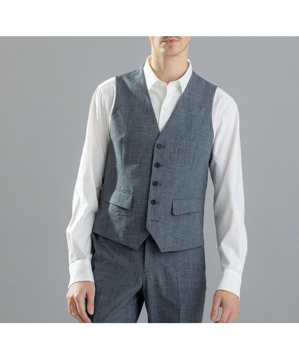【ジョゼフ オム/JOSEPH HOMME / MEN】の【LEON 6月号掲載】クールドッツストレッチ ジレ インテリア・キッズ・メンズ・レディースファッション・服の通販 founy(ファニー) 　ファッション　Fashion　メンズファッション　MEN　アウター　Coats Outerwear/Men　春　Spring　洗える　Washable　シェイプ　Shape　ジャケット　Jacket　ストレッチ　Stretch　スポーツ　Sports　雑誌　Magazine　ファブリック　Fabric　フラップ　Flap　フロント　Front　プリント　Print　ベーシック　Basic　ポケット　Pocket　6月号　June Issue　S/S・春夏　Ss・Spring/Summer　夏　Summer　ビジネス 仕事 通勤　Business　アイスバーグ系|ID: prp329100003882788 ipo3291000000031824306