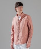 【ジョゼフ オム/JOSEPH HOMME / MEN】のリネンストレッチブロード ウィングカラーシャツ ライトオレンジ系|ID: prp329100003882790 ipo3291000000027383060