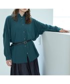 【イェッカ ヴェッカ/YECCA VECCA】のバックギャザーロングシャツ Green|ID: prp329100003882815 ipo3291000000028465749