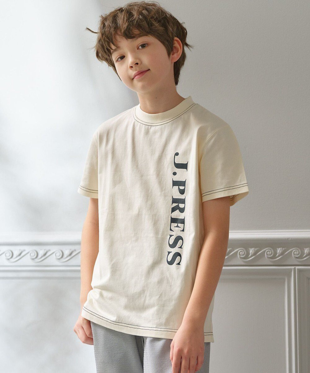 【ジェイ プレス/J.PRESS / KIDS】の【100-130cm】ブランドロゴ 半袖Tシャツ 人気、トレンドファッション・服の通販 founy(ファニー) 　ファッション　Fashion　キッズファッション　KIDS　トップス・カットソー　Tops/Tees/Kids　オレンジ　Orange　春　Spring　カットソー　Cut And Sew　スマホ　Smartphone　フロント　Front　プリント　Print　半袖　Short Sleeve　S/S・春夏　Ss・Spring/Summer　おすすめ　Recommend　夏　Summer　2024年　2024　2024春夏・S/S　Ss,Spring/Summer,2024　 other-1|ID: prp329100003884065 ipo3291000000025578615