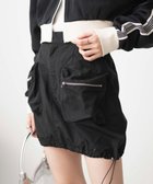 【ウィゴー/WEGO】のナイロンカーゴミニスカパン ブラック|ID: prp329100003885640 ipo3291000000029457971